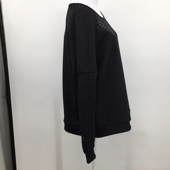 Fabletics Sweatshirt Womens XL Black Tilly Neoprene Dreams‎ Pullover - Picture 9 of 15